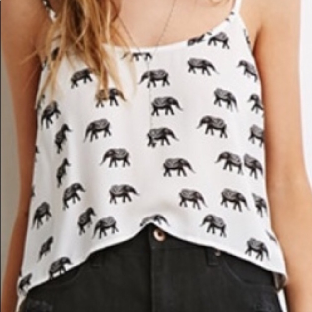 ENLIGHTENMENT ELEPHANT CROP TOP
